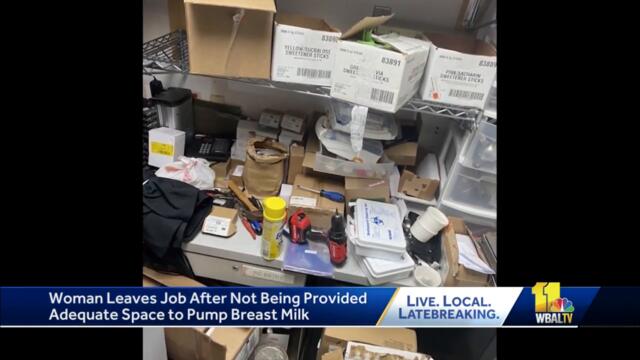 Woman upset over room work gave her to pump breastmilk