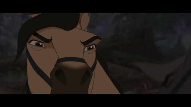 Spirit Destroys a Train | Spirit: Stallion of the Cimarron (2002) | Family Flicks