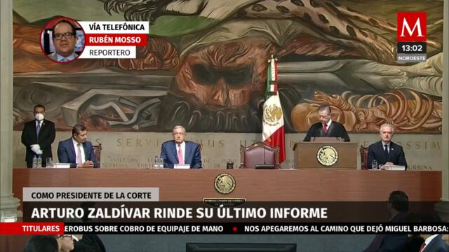 Entrego un Poder Judicial que goza de independencia: Arturo Zaldívar en último informe