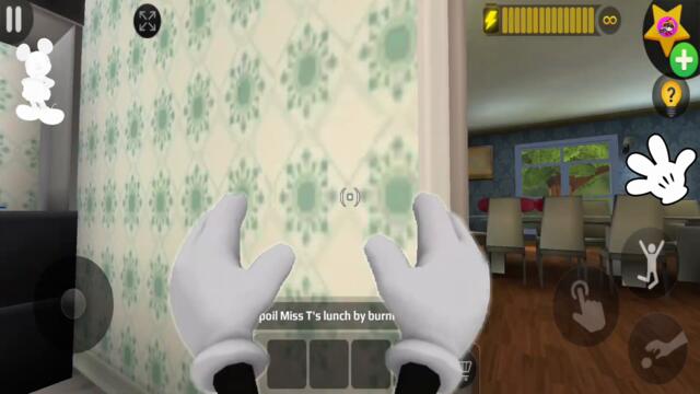 Playing as Mickey Mouse and Trolling Scary Teacher 3D Update Game