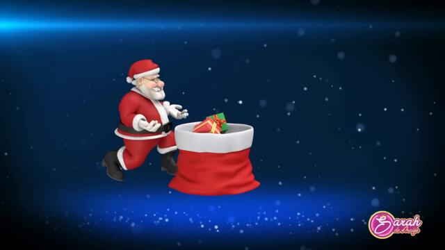 SARAH recebe a visita do MICKEY, da MINNIE e do PAPAI NOEL e ganhou PRESENTES DE NATAL !