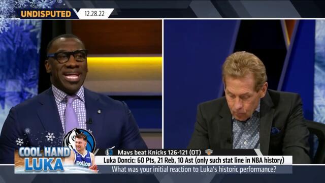 Luka Dončić post historic 60-21-10 triple-double in Mavs win vs. Knicks | NBA | UNDISPUTED