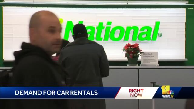 Some rental car companies run out of cars amid canceled flights