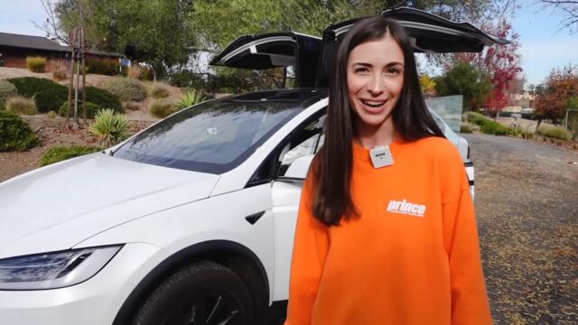 First ride on Tesla full self-driving