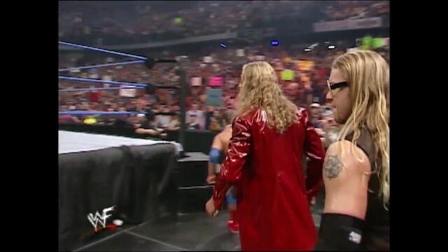 Christian, Edge & Kurt Angle vs Kane, The Rock & The Undertaker Main Event (SD 22.02.2001)