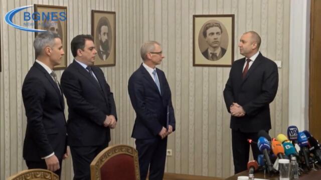 Радев обсъжда с ПП предложението на ДБ за договореност между тях и ГЕРБ