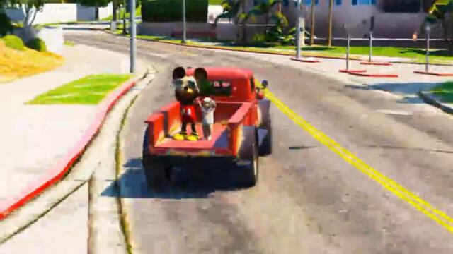 GTA V: HULK CHEATED MICKEY MOUSE 🥺| #shorts