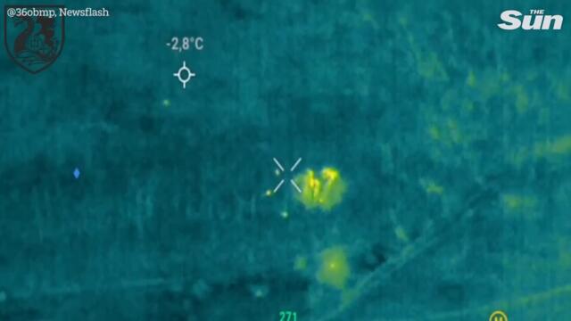 Ukrainian Marines blow up Russian soldiers in Donetsk region