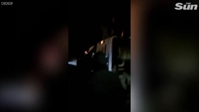 Double decker bus crashes on icy road in Somerset injuring 54 people