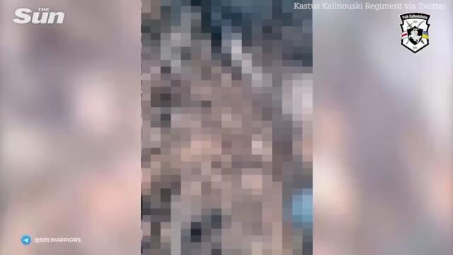 Belarusian volunteer 'Volat' battalion gets into close combat with the Russian forces near Bakhmut