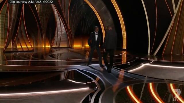 Chris Rock KICKS Will Smith at Oscars
