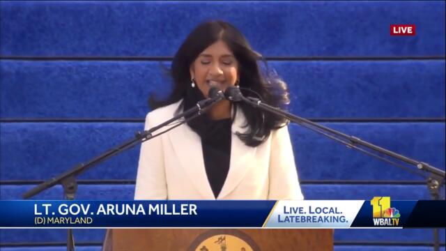 Raw: Lt. Gov. Aruna Miller's inaugural address
