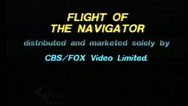 y2mate.com - Original VHS Opening  Closing Flight of the Navigator UK Rental Tape_480p