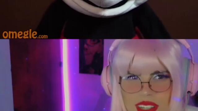 Fake eGirl Meets Mickey Mouse