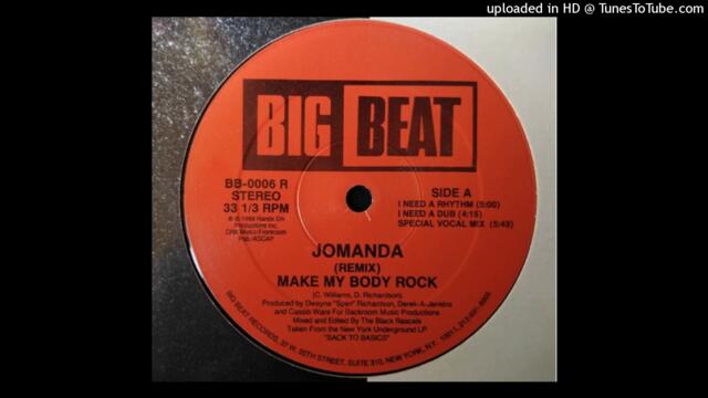 Jomanda - Make My Body Rock (Special Vocal Mix) 1989