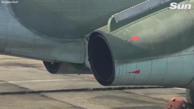 Russian Su-25 fighter jets destroy Ukrainian military targets from the sky