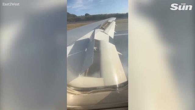 Fire rips through Russian tourist plane's engine