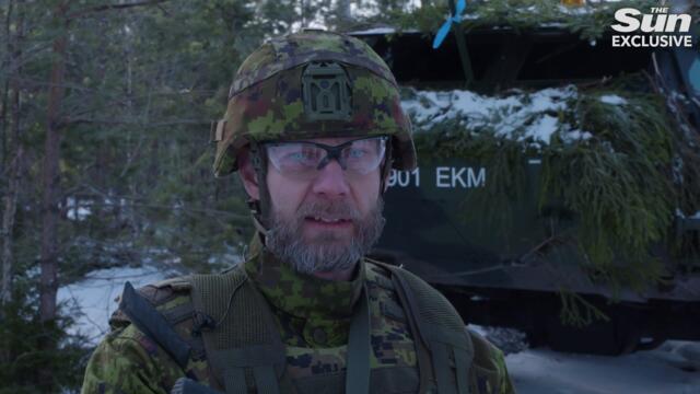 Ukraine war will be the END of Putin’s regime, says Estonian colonel training 80 miles from Russia