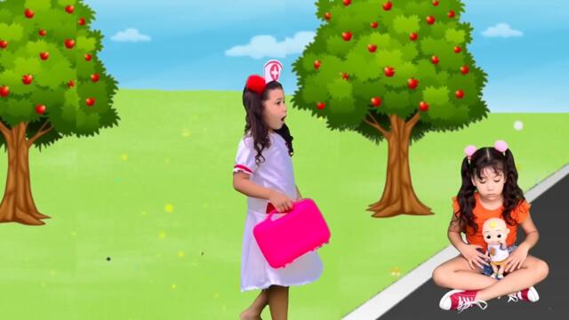 Boo Boo Song com Cocomelon / Nursery Rhymes & Kids Song / Laura and Cocomelon Jj Doll Pretend