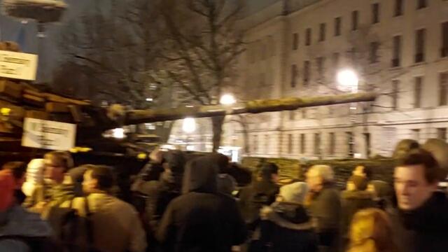 Russian tank in Berlin 24.02.2023