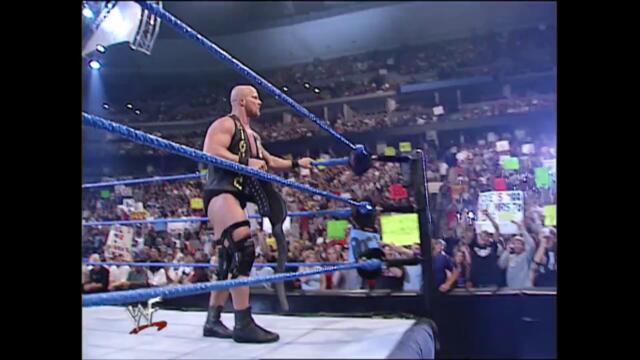 Steve Austin vs Chris Jericho to retain the WWF Championship Main Event (SD 23.08.2001)