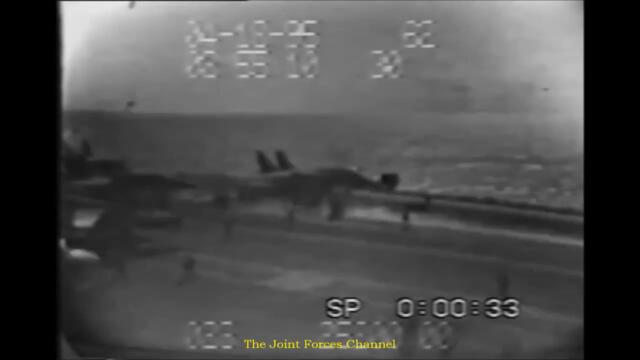 F 14's Jet Blast Blown The F 14 Behind