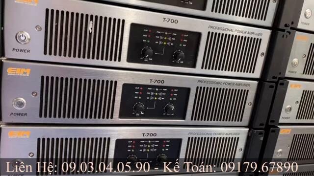 Đẩy EIM - T700 hàng bãi xịn, công suất chuẩn đủ. Chơi 2 cặp Full 30 quá nhẹ nhàng!...