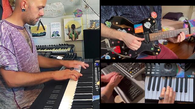 Avril 14 Cover Arrangement for Celeste, Guitar, Upright Bass, and Synths (Aphex Twin)