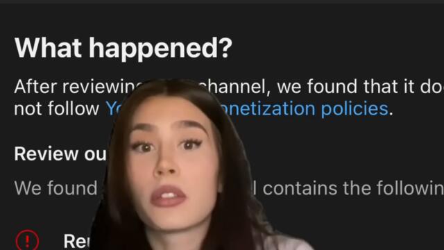 my channel might get deleted