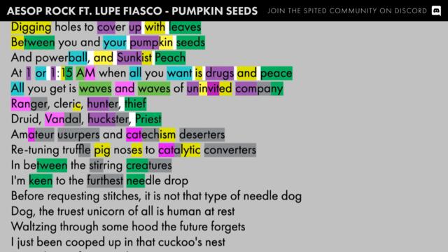 FINALLY! Aesop Rock x Lupe Fiasco🔥 - Lyrics, Rhymes Highlighted (434)