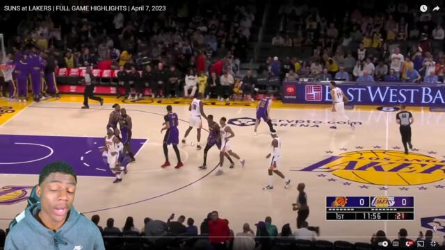 Los Angeles Lakers vs Phoenix Suns Full Game Highlights Reaction
