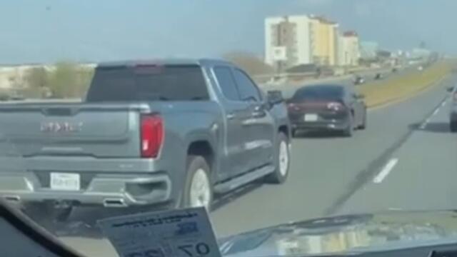 impatient driver gets instant karma