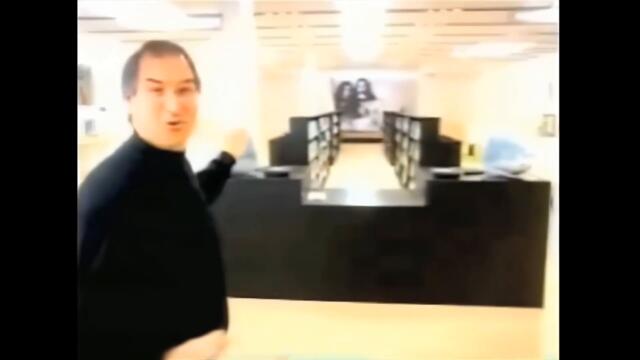 Steve Jobs Gives a Tour of the First Apple Store in 2001 (AI Upscaled, 60 FPS)