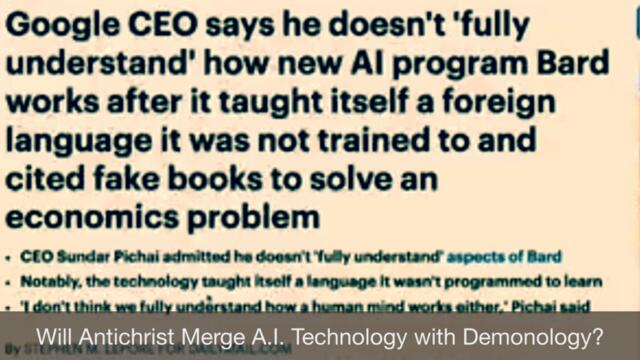 Will Antichrist Merge A.I. Technology with Demonology