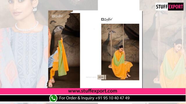 Zulfat Adeena Exclusive Designer Dress Material Collection Full Catalog Available At Wholesale Rate.