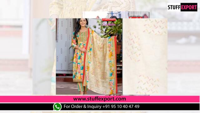 Taniksh Sahiba Nayra Cut Kurti With Bottom Dupatta Full Catalog Available At Wholesale Rate.