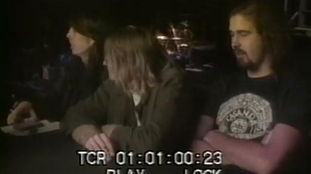 Nirvana - Astoria Theater, London 1991 Full Interview