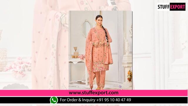 Om 119 Embroidery Georgette Suit COllection Full Catalog Available At Wholesale Rate.