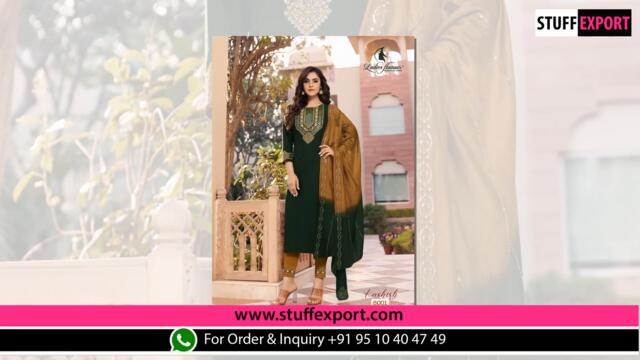 Ladies Flavour Kashish Vol 5 Embtoidery Kurti With Bottom Dupatta Full Catalog Available  Wholesale