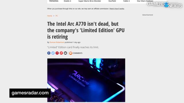 HW News - Bad Timing for AMD, Intel Arc Isn't Dead (Again), & Right to Repair Phones