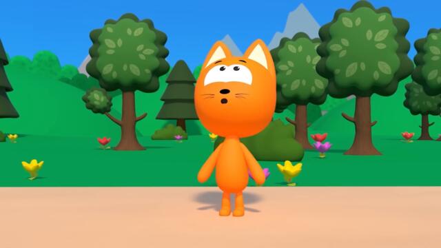 Котэ стал великаном! - Волшебные штучки! - Котёнок играет в яйца с сюрпризами и цветными шариками