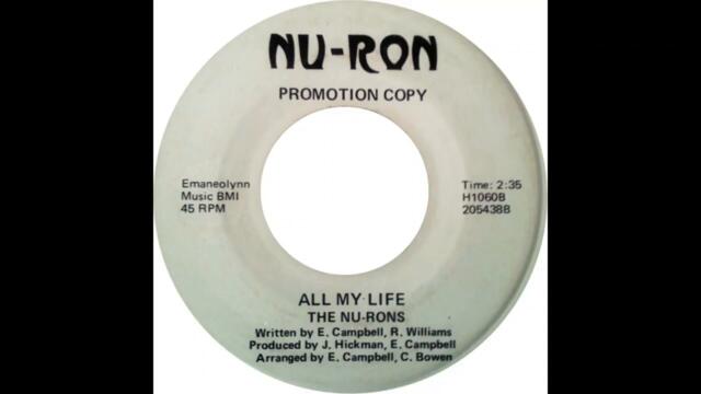 The Nu'rons - All My Life  (Audio)
