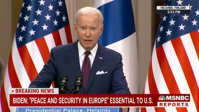 Biden: 'No possibility' Russia will win war in Ukraine