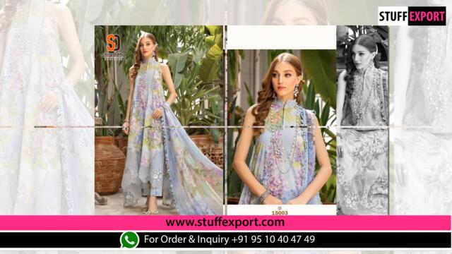 Shraddha M Prints Vol 15 Pakistani Cotton Dupatta Salwar Kameez Full Catalog Available At Wholesale