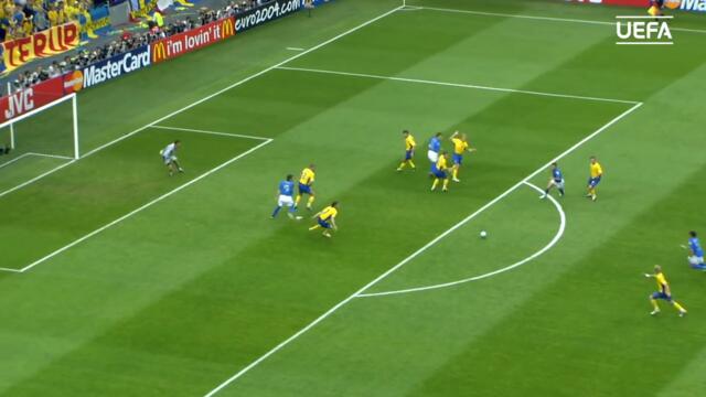 EURO 2004 highlights- Sweden 1-1 Italy