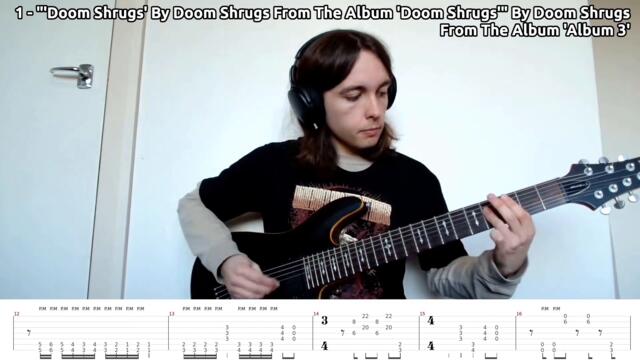 Doom Shrugs - "Album 3 2" (guitar playthrough)