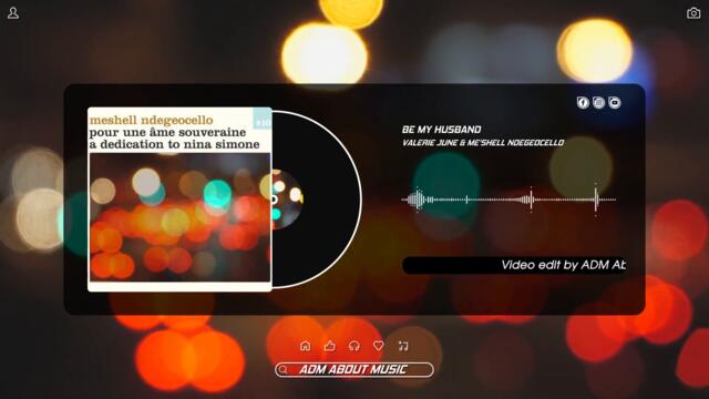 Valerie June & MeShell NdegeOcello   --  Be My Husband