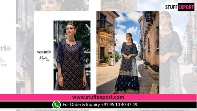 Zaveri Majestic Heacy Embroidered Designer Suits Wholesalers Full Catalog Available Wholesale Rate.