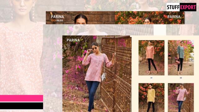 100 Miles Parina Foil Printed Cotton Ladies Top Collection Full Catalog Available At Wholesale Rate.