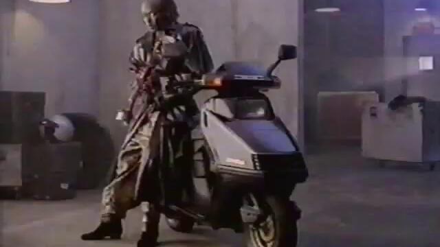 Miles and his Honda Motorcyle